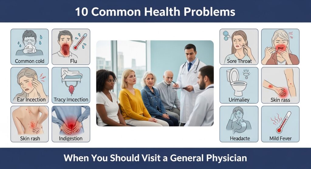 10 Common Health Problems and When You Should Visit a General Physician