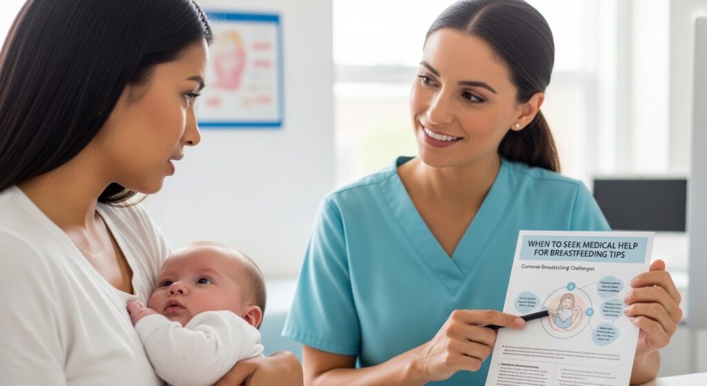 When to Seek Medical Help for Breastfeeding Tips