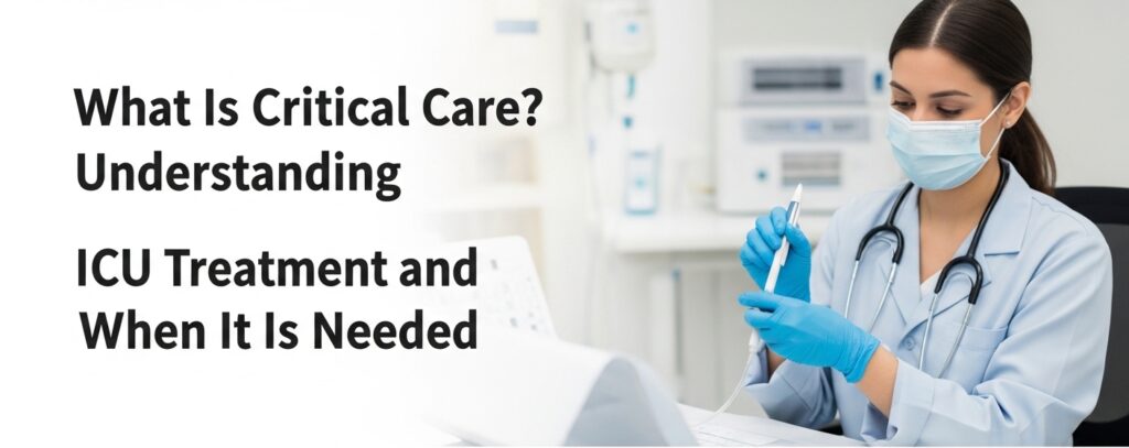 What Is Critical Care? Understanding ICU Treatment and When It Is Needed